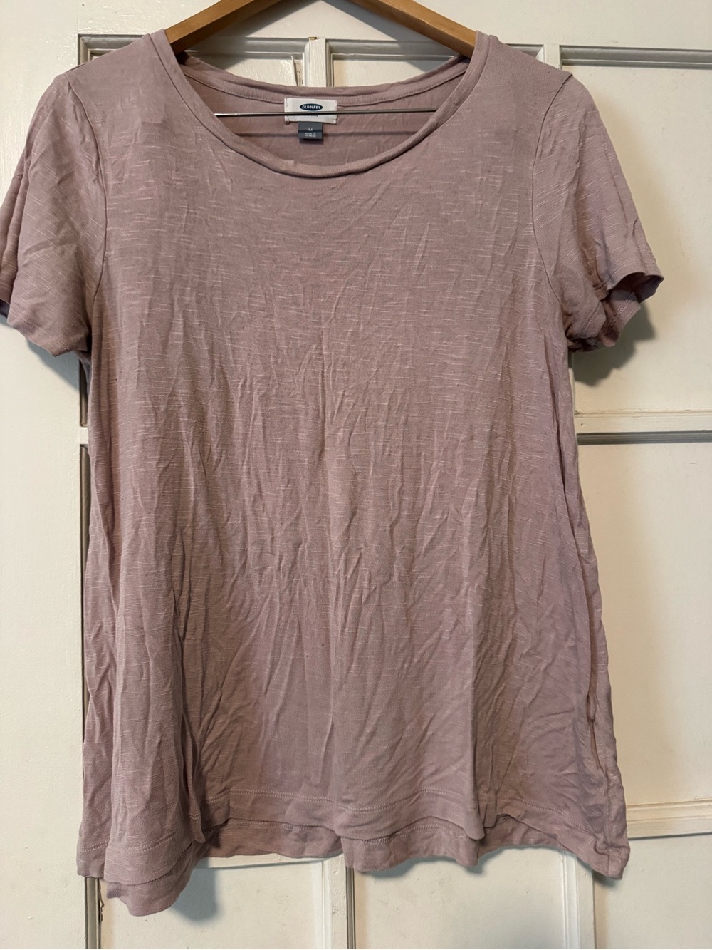Old Navy Women's Short Sleeve Scoop Neck Top - Mauve